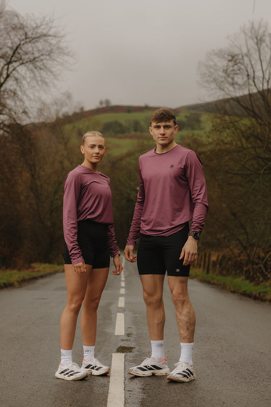 Micromesh Long sleeve Plum