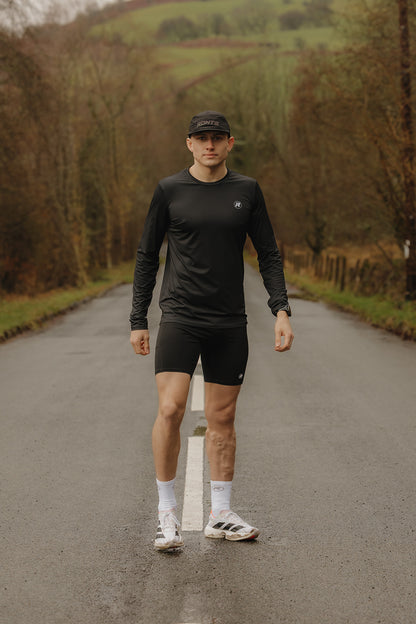 Micromesh Long sleeve Black