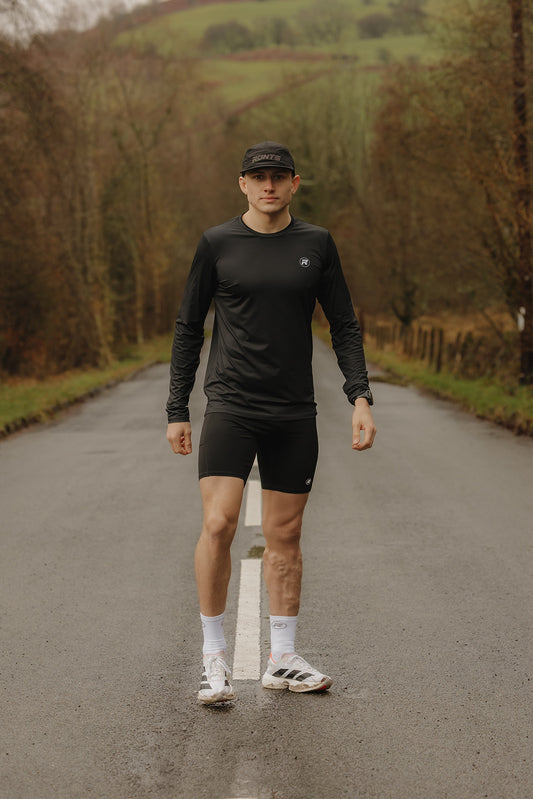 Micromesh Long sleeve Black